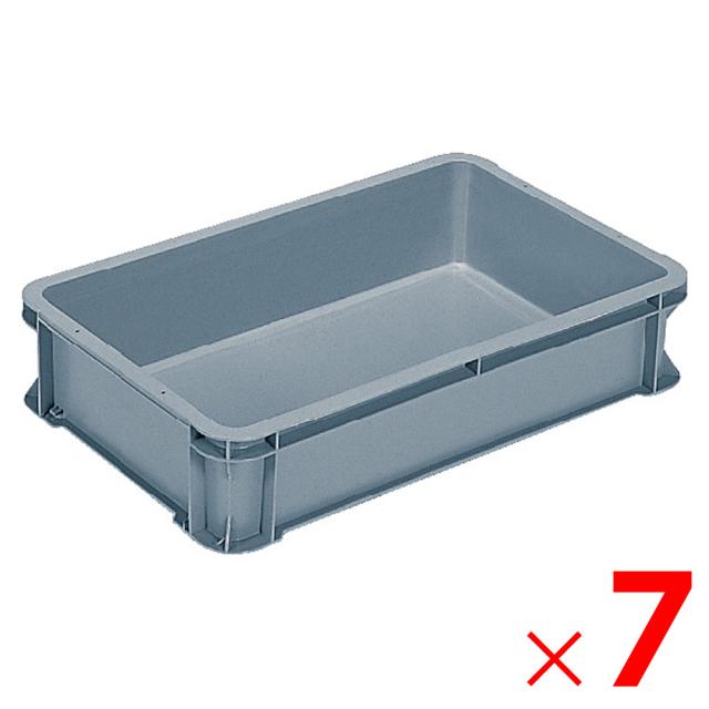 【法人限定】サンコー サンボックス #22B-2 水抜き孔無 ライトグレー 202219-00 ×7個 セット販売 【メーカー直送・代引不可・置配不可】