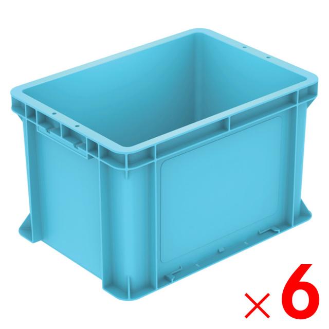 【法人限定】サンコー サンボックス #22-4 ライトブルー 202278-00 ×6個 セット販売 【メーカー直送・代引不可・置配不可】