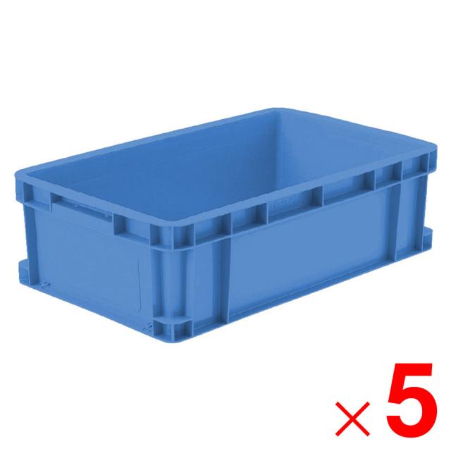【法人限定】サンコー サンボックス #22E 水抜き孔無 ブルー 203304-00 ×5個 セット販売 【メーカー直送・代引不可・置配不可】
