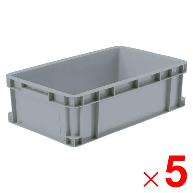 【法人限定】サンコー サンボックス #22E 水抜き孔無 ライトグレー 203304-00 ×5個 セット販売 【メーカー直送・代引不可・置配不可】