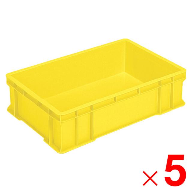 【法人限定】サンコー サンボックス #56C イエロー 203503-00 ×5個 セット販売 【メーカー直送・代引不可・置配不可】