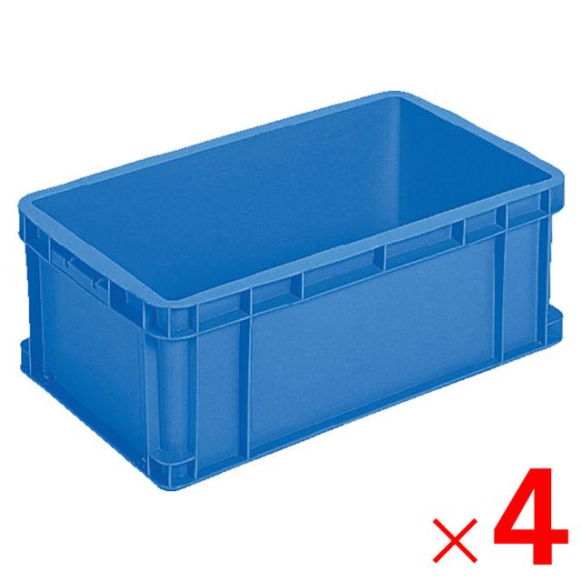 【法人限定】サンコー サンボックス #22F 水抜き孔無 ブルー 204004-00 ×4個 セット販売 【メーカー直送・代引不可・置配不可】
