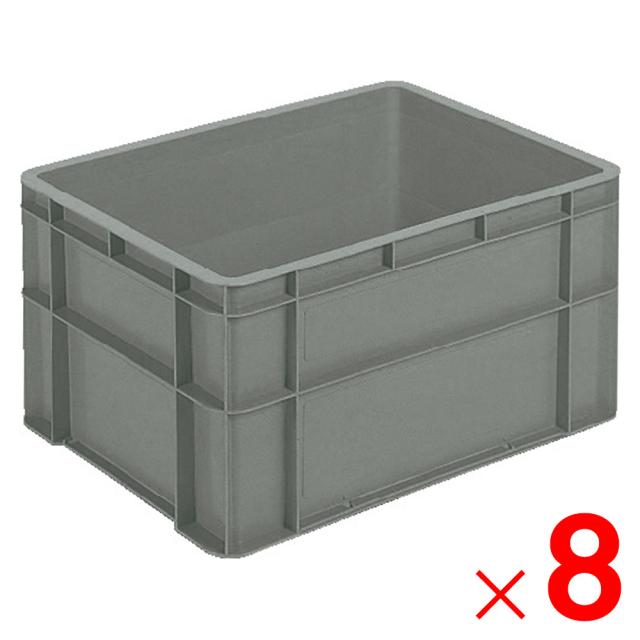 【法人限定】サンコー サンボックス #42-2 ライトグレー 204202-00 ×8個 セット販売 【メーカー直送・代引不可・置配不可】