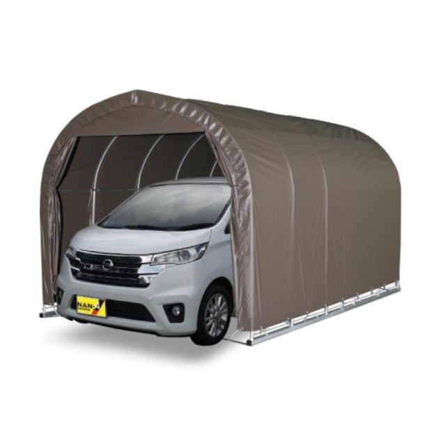 【法人限定】南栄工業 パイプ車庫 ベース式 軽用 2540BSB 【メーカー直送・代引不可・置配不可・配送地域限定】