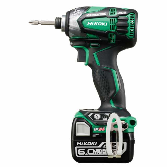ハイコーキ HiKOKI コードレス インパクトドライバー WH14DDL2(2LYPK) 蓄電池・充電器セット