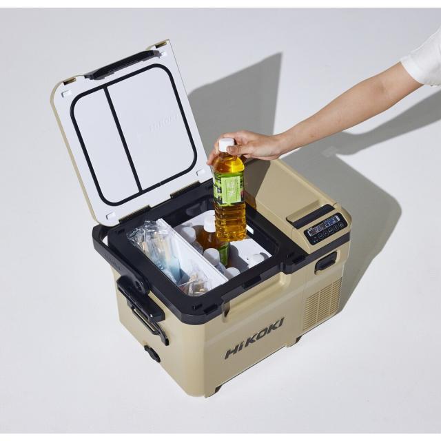 ハイコーキ HiKOKI 18V コードレス冷温庫 10.5L サンドベージュ UL18DD(XMBZ) 蓄電池付