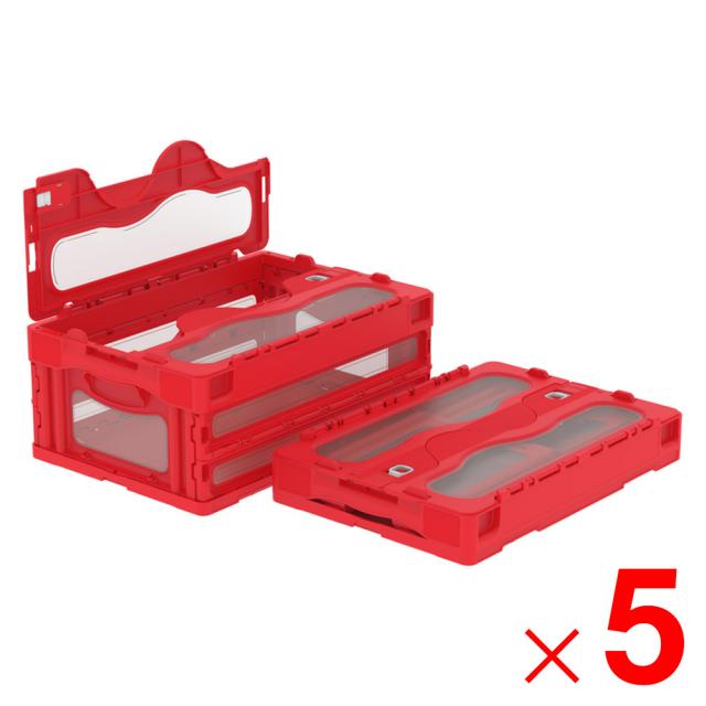 【法人限定】サンコー マドコン C-30B サンロック付 レッド/透明 559030-00 ×5個 セット販売 【メーカー直送・代引不可・置配不可】