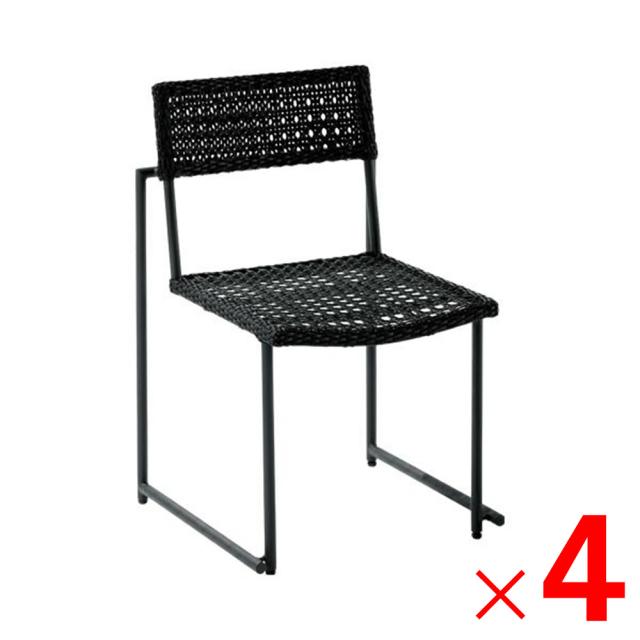 パティオプティ MAシリーズ アームレスチェア 660-164×4脚 セット販売 【メーカー直送・代引不可・置配不可】