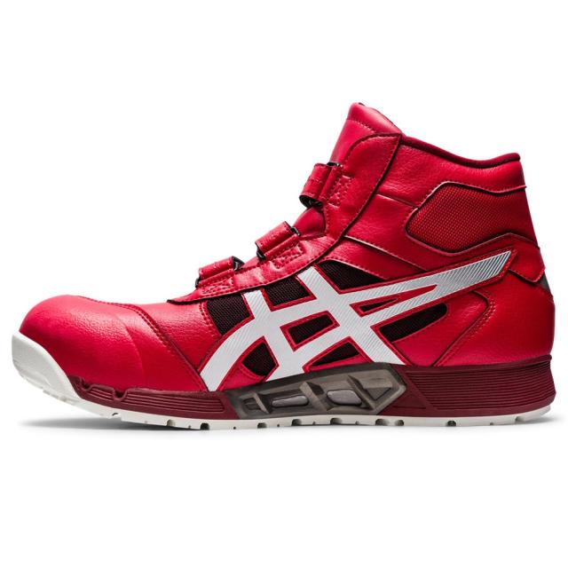 【在庫限り】アシックス 安全靴 ウィンジョブ CP308 AC クラシックレッド×ホワイト 24.5cm 1271A055