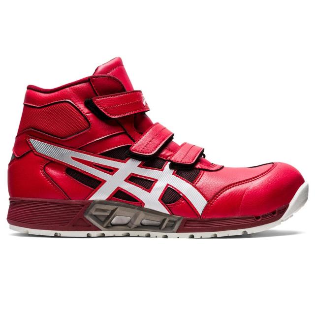 【在庫限り】アシックス 安全靴 ウィンジョブ CP308 AC クラシックレッド×ホワイト 24.5cm 1271A055