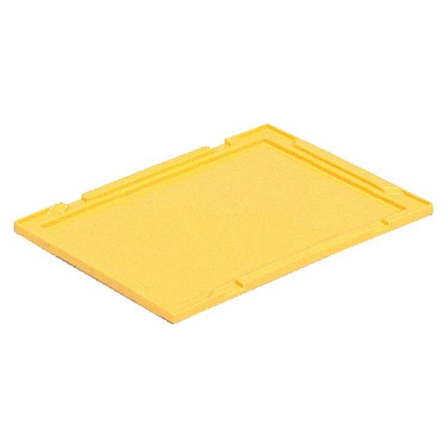 【法人限定】サンコー オリコン 25B フタ イエロー 701403-00 ×20個 セット販売 【メーカー直送・代引不可・置配不可】_1
