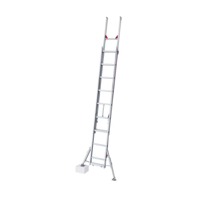 【法人限定】長谷川工業 ラクノリ 2連はしご スタビライザー付 5.4m LH2-54 【メーカー直送・代引不可・置配不可・配送地域限定】