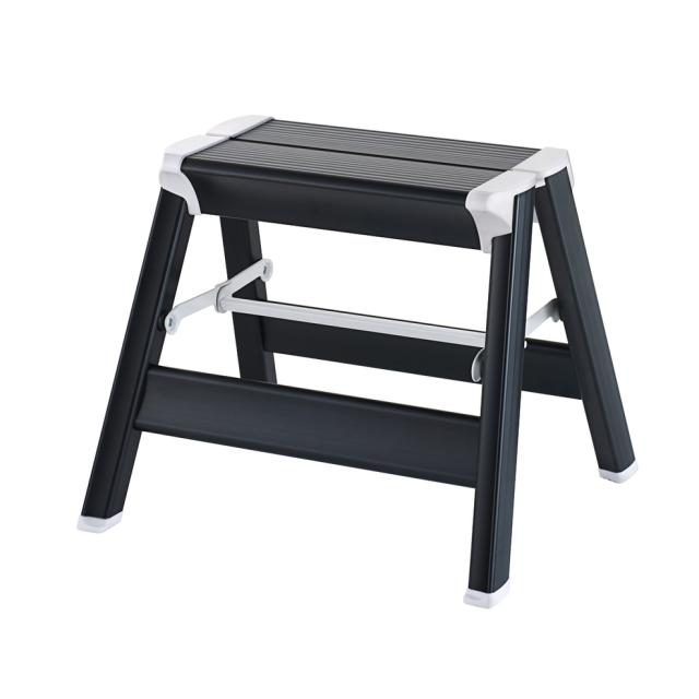 【法人限定】長谷川工業 踏台 高さ30cm ブラック SK2.0-03BK 【メーカー直送・代引不可・置配不可・配送地域限定】の通販は 7,863円