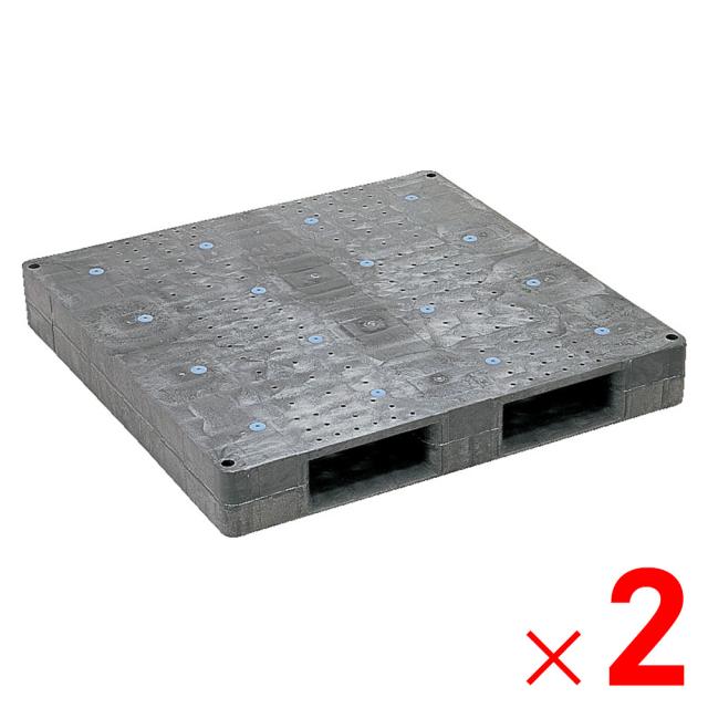 【法人限定】サンコー パレット D-1111F グレー 812114-01 ×2個 セット販売 【メーカー直送・代引不可・置配不可】の通販は 40,751円