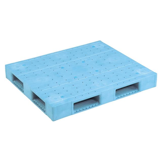 【法人限定】サンコー パレット D4-1012F ライトブルー 812019-01 ×2個 セット販売 【メーカー直送・代引不可・置配不可】_1