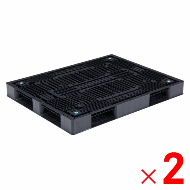 【法人限定】サンコー パレット D4-1114 再生ブラック 816319-00 ×2個 セット販売 【メーカー直送・代引不可・置配不可】の通販は 30,513円
