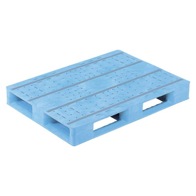 【法人限定】サンコー パレット D4-811F ライトブルー 808853-01 ×2個 セット販売 【メーカー直送・代引不可・置配不可】_1