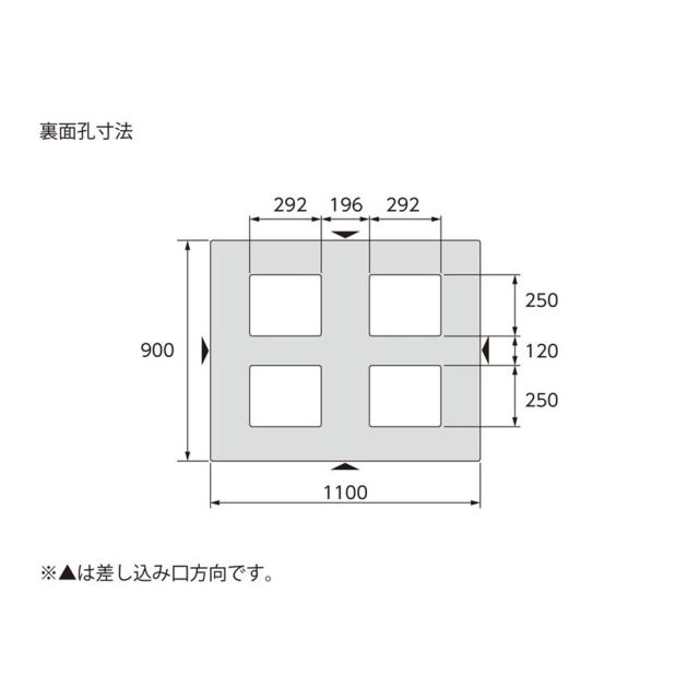 【法人限定】サンコー パレット D4-911F グレー 810005-01 ×2個 セット販売 【メーカー直送・代引不可・置配不可】_3