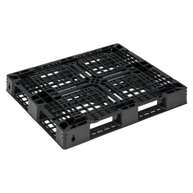 【法人限定】サンコー パレット D4-1012-13 再生ブラック 812308-00 ×2個 セット販売 【メーカー直送・代引不可・置配不可】_1