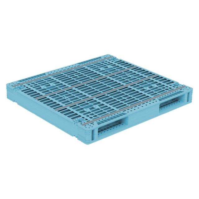 【法人限定】サンコー パレット R2-1112F-2 ライトブルー 813250-01 ×2個 セット販売 【メーカー直送・代引不可・置配不可】_1