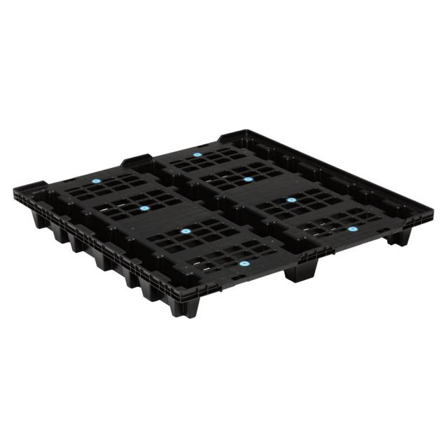【法人限定】サンコー パレット N2-107107 再生ブラック 814003-00 ×2個 セット販売 【メーカー直送・代引不可・置配不可】_1