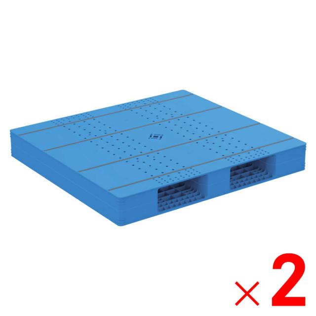 【法人限定】サンコー パレット LX-1112R2 ブルー 840148-01 ×2個 セット販売 【メーカー直送・代引不可・置配不可】