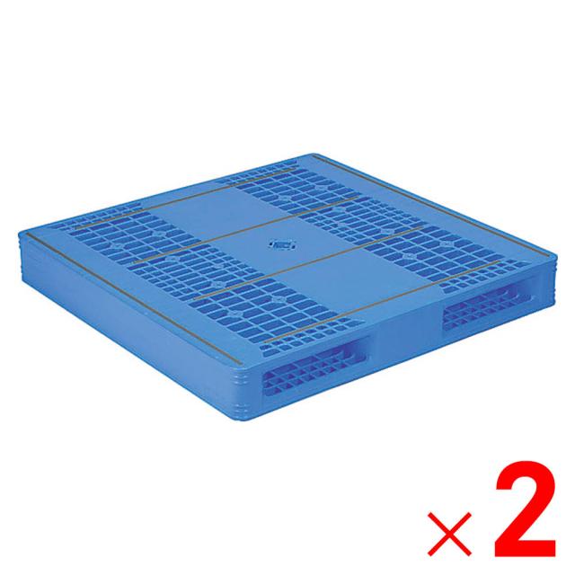 【法人限定】サンコー パレット LX-1111R2-3 ブルー 840072-01 ×2個 セット販売 【メーカー直送・代引不可・置配不可】の通販は