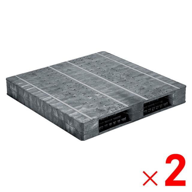 【法人限定】サンコー パレット R2-1111F-2 グレー 812155-01 ×2個 セット販売 【メーカー直送・代引不可・置配不可】の通販は 73,104円