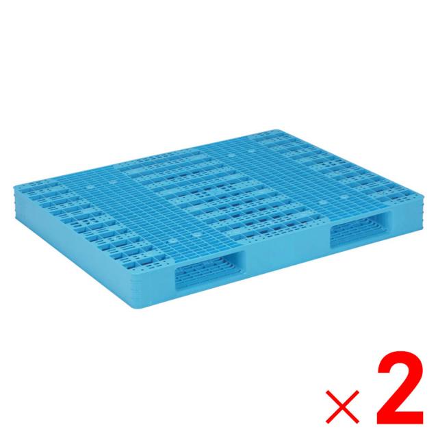 【法人限定】サンコー パレット R2-1114-5 ライトブルー 815408-00 ×2個 セット販売 【メーカー直送・代引不可・置配不可】の通販は
