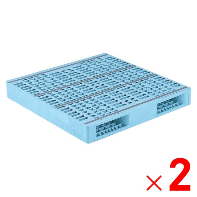 【法人限定】サンコー パレット R2-115115F ライトブルー 813203-01 ×2個 セット販売 【メーカー直送・代引不可・置配不可】の通販は