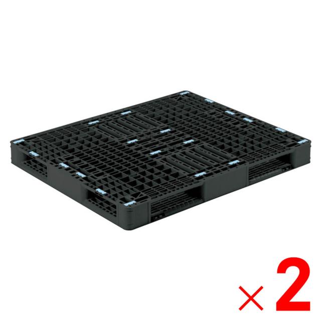 【法人限定】サンコー パレット R4-1012-5 再生ブラック 808870-00 ×2個 セット販売 【メーカー直送・代引不可・置配不可】の通販は 23,669円