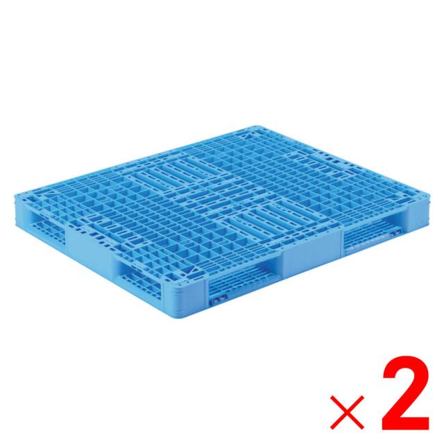 【法人限定】サンコー パレット R4-1012-5 ライトブルー 808870-00 ×2個 セット販売 【メーカー直送・代引不可・置配不可】
