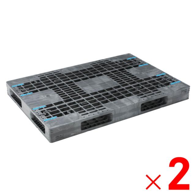 【法人限定】サンコー パレット R4-115165F グレー 813204-01 ×2個 セット販売 【メーカー直送・代引不可・置配不可】の通販は 71,088円