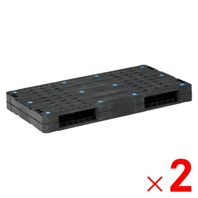 【法人限定】サンコー パレット R-511F-1 グレー 806100-01 ×2個 セット販売 【メーカー直送・代引不可・置配不可】