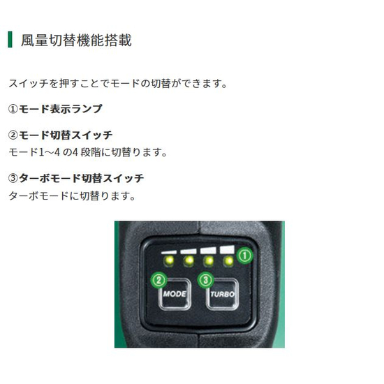 ハイコーキ HiKOKI 36V コードレスブロワ 本体のみ RB36DA(NN) ハイコーキ HiKOKI 36V コードレスブロワ 本体のみ RB36DA(NN)