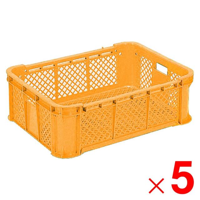 【法人限定】サンコー サンテナー B#40-2 オレンジ 104603-00 ×5個 セット販売 【メーカー直送・代引不可・置配不可】
