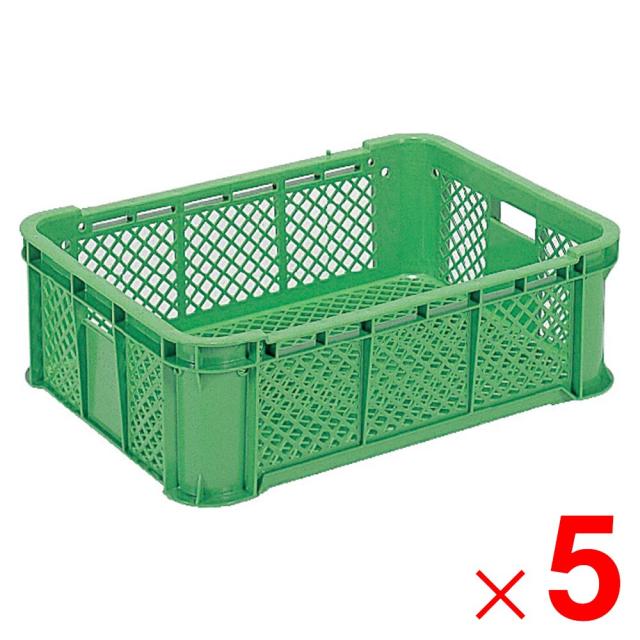 【法人限定】サンコー サンテナー B#40-2 グリーン 104603-00 ×5個 セット販売 【メーカー直送・代引不可・置配不可】