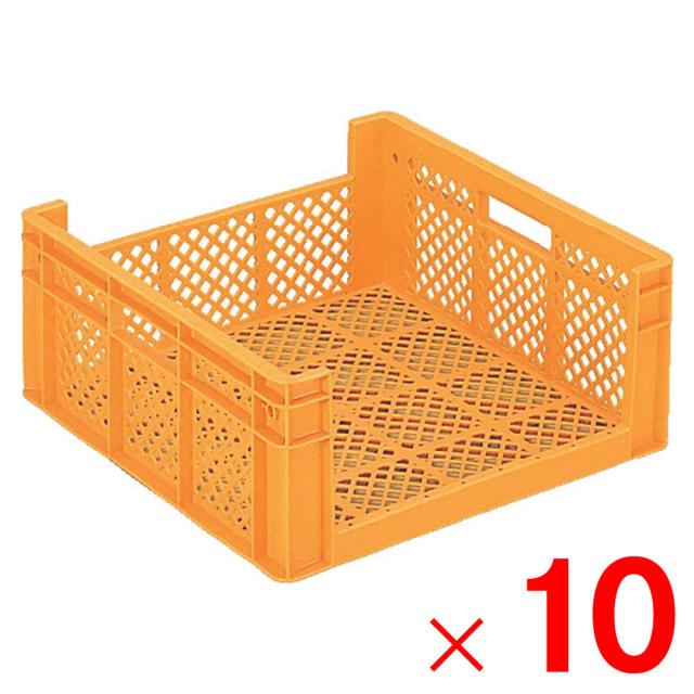 【法人限定】サンコー サンテナーD#42 オレンジ 104502-00 ×10個 セット販売 【メーカー直送・代引不可・置配不可】の通販は 23,924円