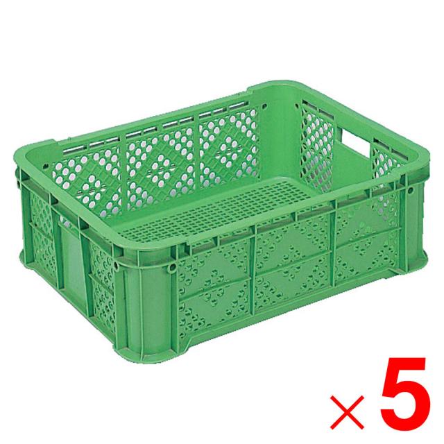 【法人限定】サンコー サンテナー B#40-3 グリーン 104604-00 ×5個 セット販売 【メーカー直送・代引不可・置配不可】