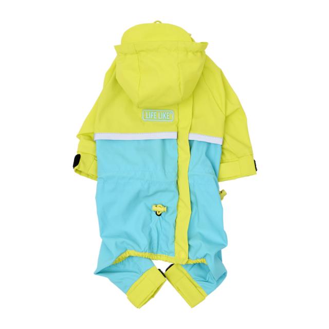 ライフライク アクティブフルカバーレインスーツ ライムイエロー 2号 121R03 5,005円