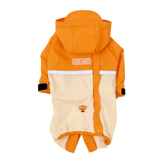 ライフライク アクティブフルカバーレインスーツ オレンジ 2号 121R03 5,649円
