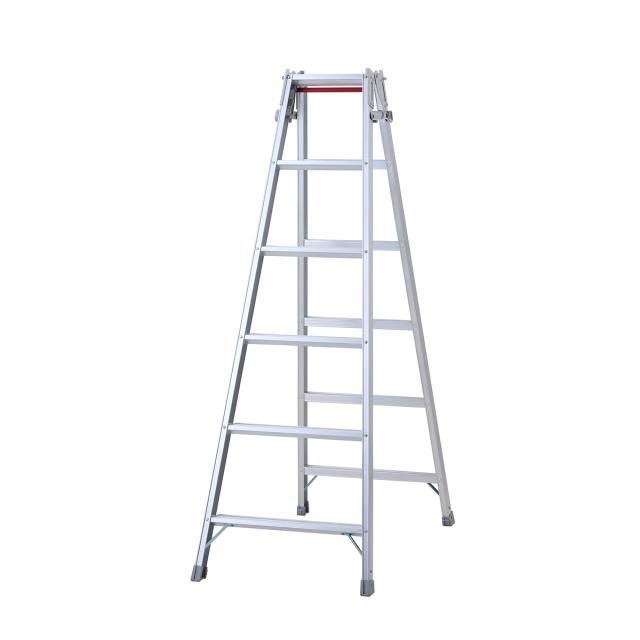 【法人限定】長谷川工業 はしご兼用脚立 6段 RS-18c 【メーカー直送・代引不可・置配不可・配送地域限定】の通販は