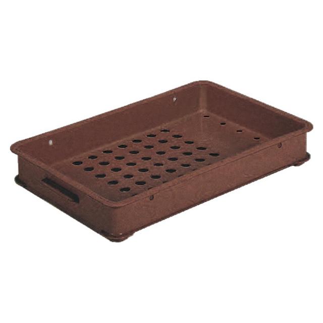 【法人限定】サンコー 大型ばんじゅう B-2 水抜き孔有 ブラウン 201700-00 ×10個 セット販売 【メーカー直送・代引不可・置配不可】_1