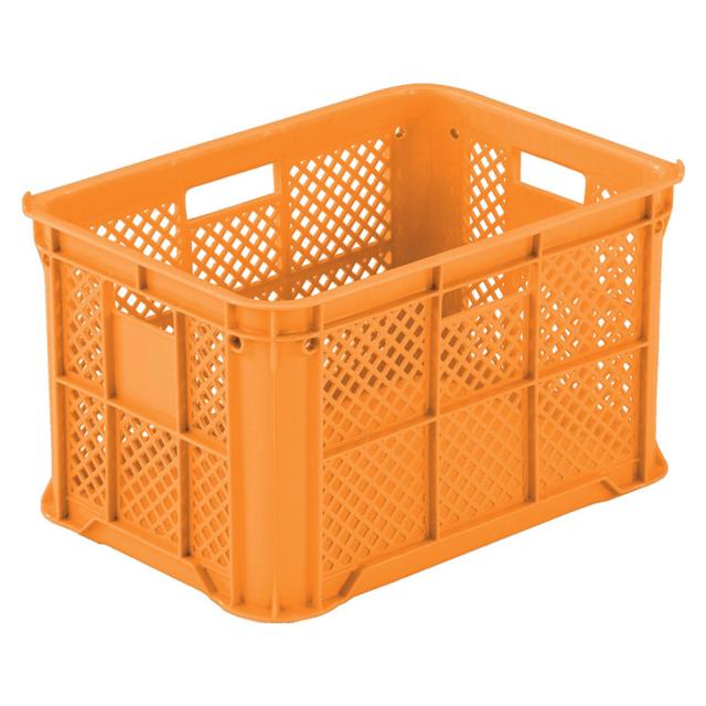 【法人限定】サンコー サンテナー B#50 ミミアリ 水抜き孔有 オレンジ 104808-00 ×8個 セット販売 【メーカー直送・代引不可・置配不可】_1