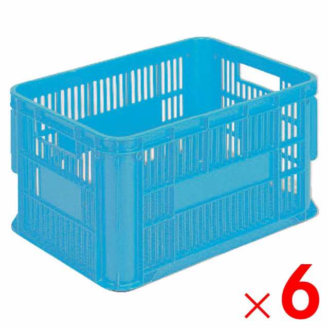 【法人限定】サンコー サンテナー B#80-3 ライトブルー 106901-00 ×6個 セット販売 【メーカー直送・代引不可・置配不可】の通販は