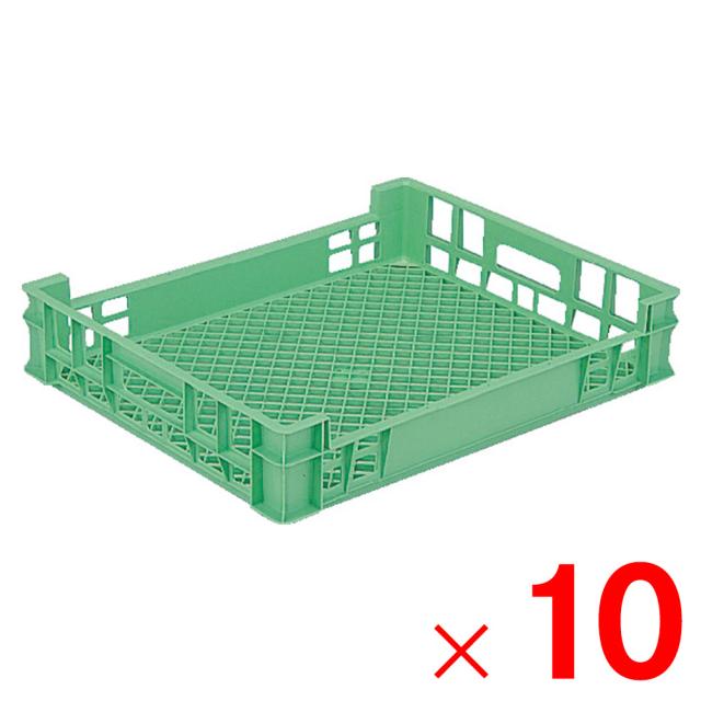 【法人限定】サンコー サンテナー NT-2 グリーン 672019-00 ×10個 セット販売 【メーカー直送・代引不可・置配不可】の通販は 16,834円