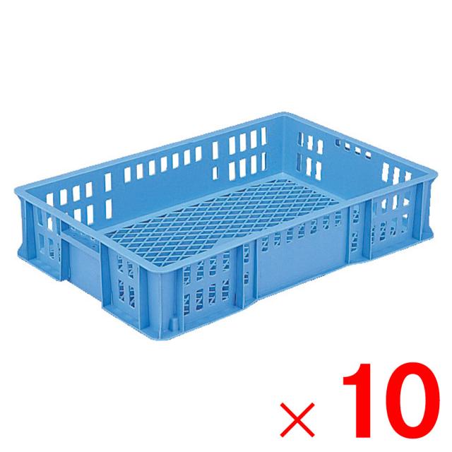 【法人限定】サンコー サンテナー PK-1B ブルー 672002-00 ×10個 セット販売 【メーカー直送・代引不可・置配不可】の通販は