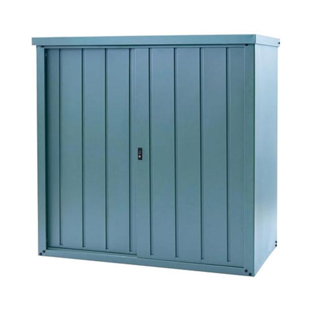 プラスケット/網目ボックス 〔No.1100 金具なし〕 ブルー スタッキング金具使用時：段積み可〔代引不可〕