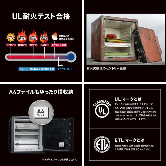 セントリー SENTRY テンキー式 2時間耐火耐水金庫 ビッグボルトシリーズ JTW205GGL 【搬入設置サービス】 【メーカー直送・代引不可・置配不可】_5