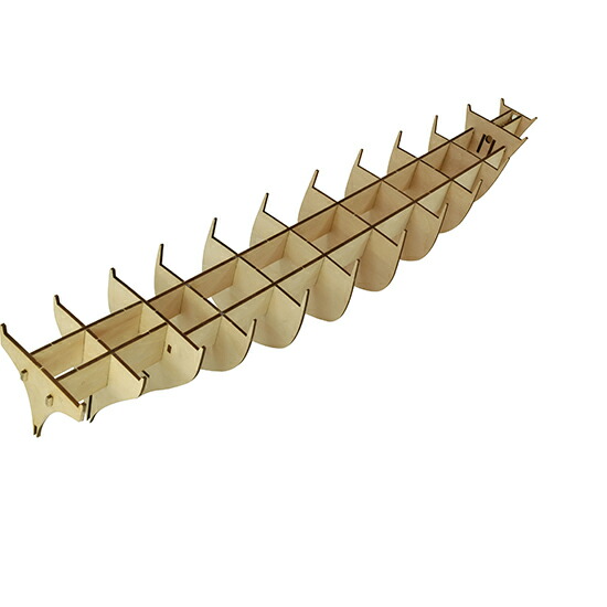 ウッディジョー 木製帆船模型 1/80 カティサーク 帆付